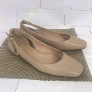 COLE HAAN: Women's Nude Slingback Flats Sz: 7B